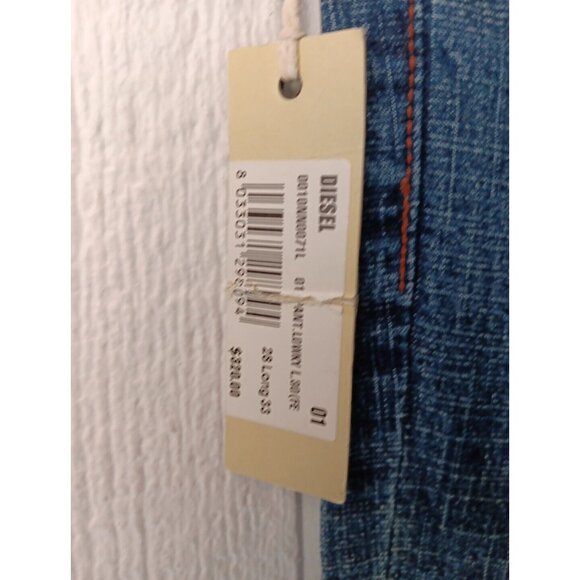 Diesel LOWKY Jeans Womens 28 x 33 Blue Denim Sequin 0071L-STRETCH $320 New - Picture 7 of 10